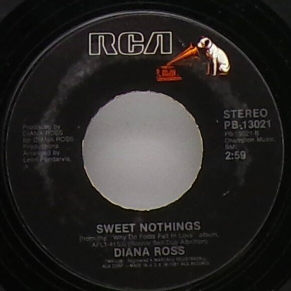 Mirror Mirror/Sweet Nothings by Diana Ross 45 - Picture 6 of 6